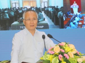 Thứ trưởng Bộ Công Thương - Ông Trần Quốc Khánh khuyến nghị trong cuộc họp