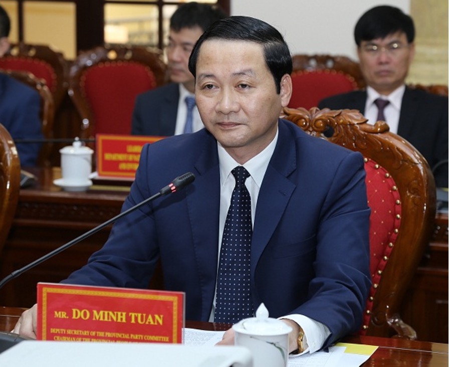 Ông Đỗ Minh Tuấn, Phó Bí thư Tỉnh ủy, Chủ tịch UBND tỉnh Thanh Hóa